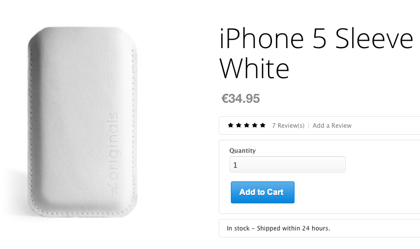Summer Giveaway: Sexy White Leather iPhone5 Sleeve From Mujjo